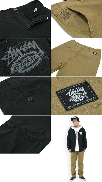楽天市場】ステューシー STUSSY×Dickies Work パンツ コラボ(stussy 