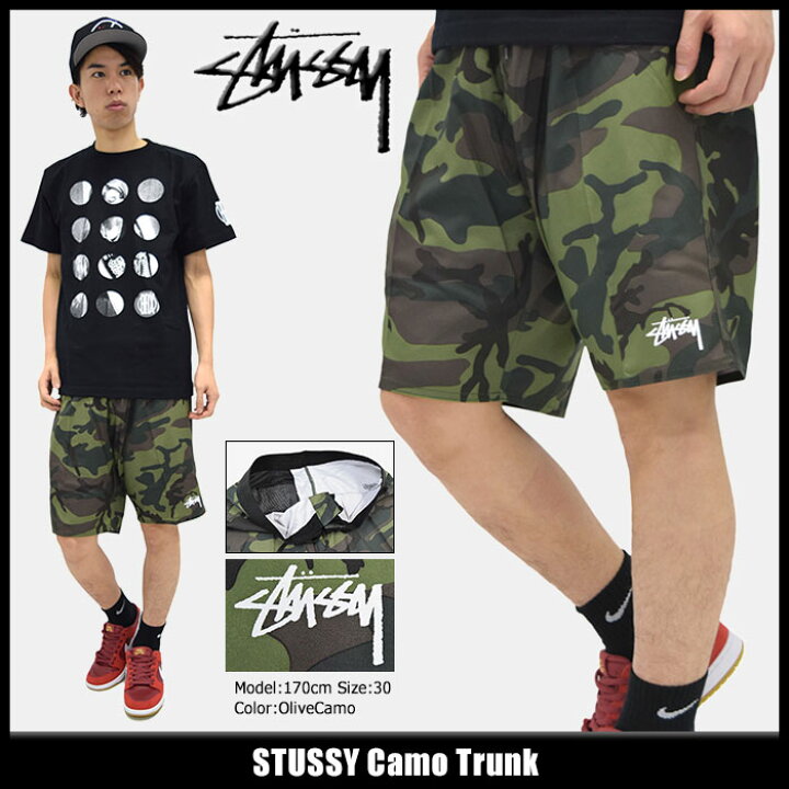 楽天市場】ステューシー STUSSY ハーフパンツ メンズ Camo(stussy  