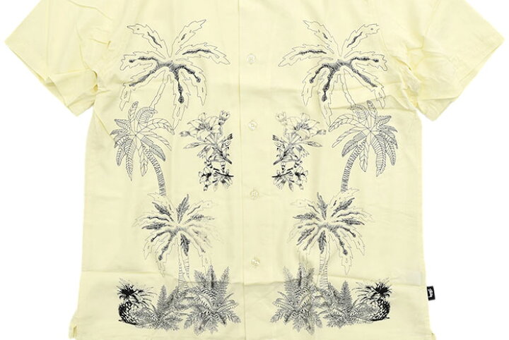 楽天市場】ステューシー STUSSY シャツ 半袖 メンズ Palm Tree 