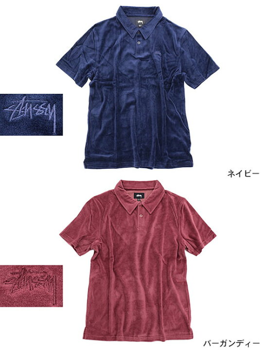 楽天市場】ステューシー STUSSY ポロシャツ 半袖 メンズ Victor 