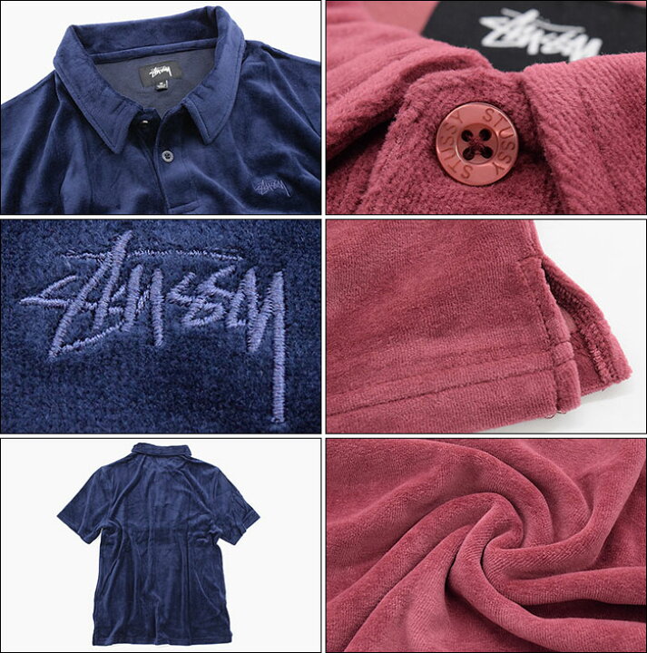 楽天市場】ステューシー STUSSY ポロシャツ 半袖 メンズ Victor 