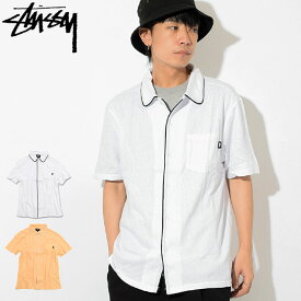 ステューシー STUSSY シャツ 半袖 メンズ Sid Mesh ( stussy shirt カジュアルシャツ トップス メンズ 男性用 1140074 USAモデル 正規 品 ストゥーシー スチューシー ) ice field icefield