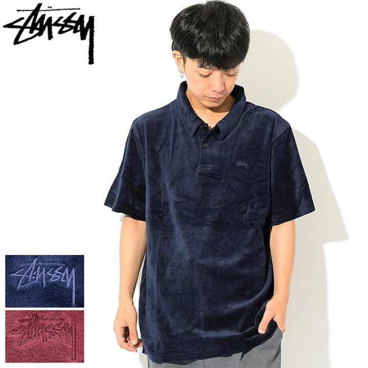 楽天市場】ステューシー STUSSY ポロシャツ 半袖 メンズ Victor 