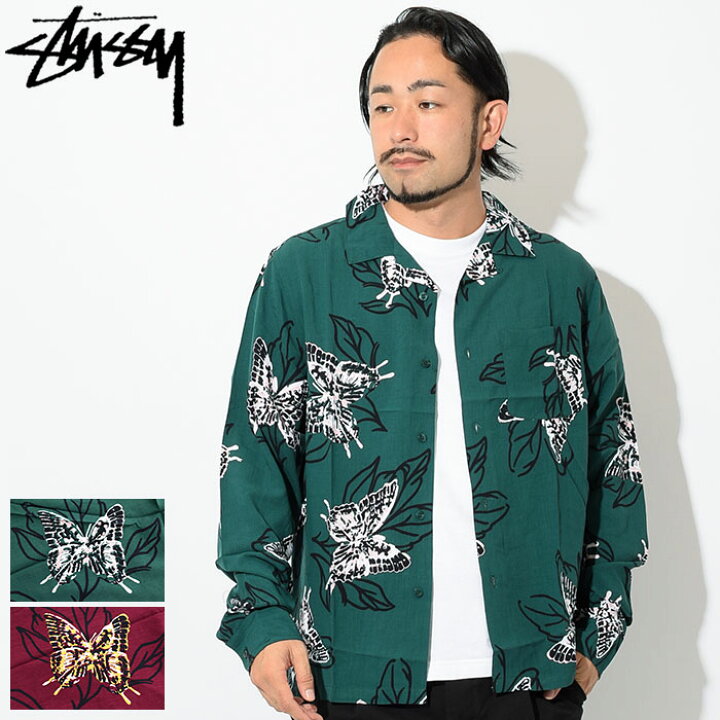 楽天市場】ステューシー STUSSY シャツ 長袖 メンズ Butterfly(stussy 