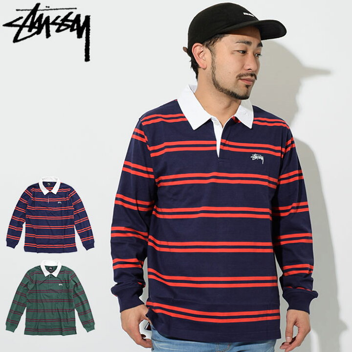 楽天市場】ステューシー STUSSY ポロシャツ 長袖 メンズ Desmond 