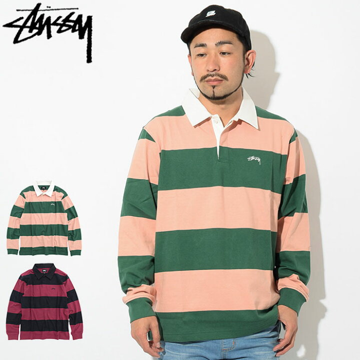 楽天市場】ステューシー STUSSY ポロシャツ 長袖 メンズ Ralphie 