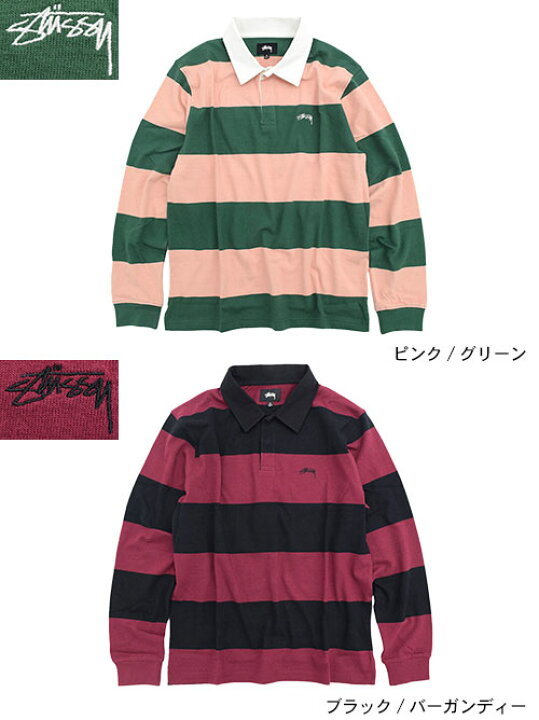 楽天市場】ステューシー STUSSY ポロシャツ 長袖 メンズ Ralphie 