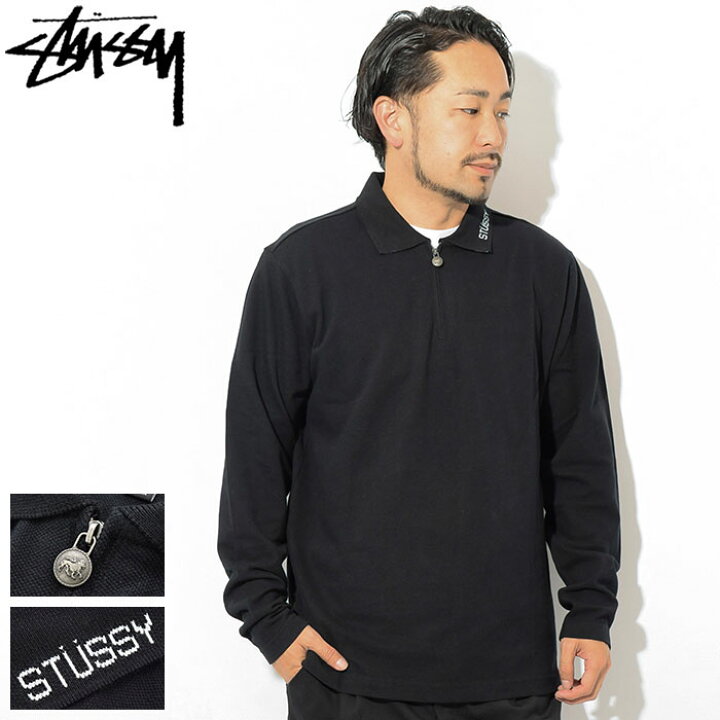 楽天市場】ステューシー STUSSY ポロシャツ 長袖 メンズ Lion Zip 