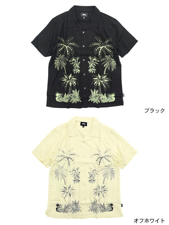 楽天市場】ステューシー STUSSY シャツ 半袖 メンズ Palm Tree 