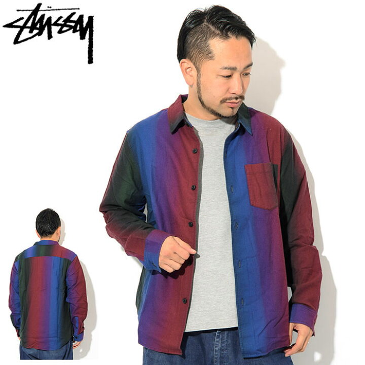楽天市場】ステューシー STUSSY シャツ 長袖 メンズ Graduated Color