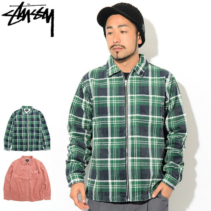 楽天市場】ステューシー STUSSY シャツ 長袖 メンズ Big Wale Cord Zip 