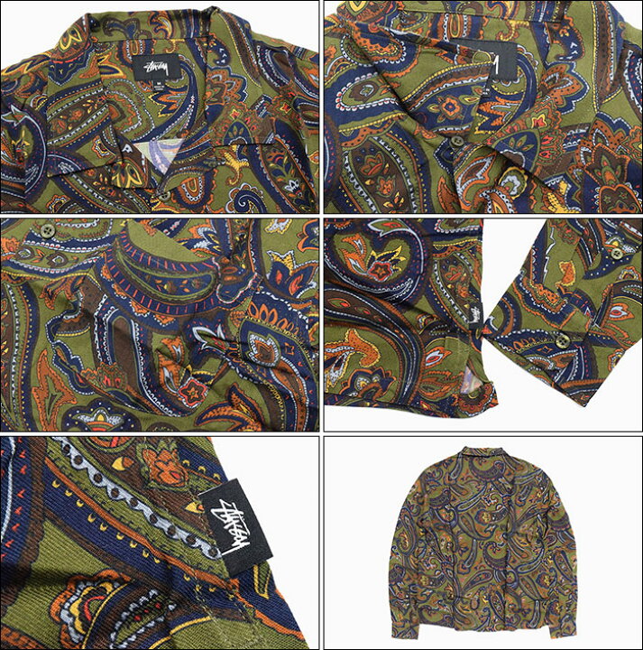 楽天市場】ステューシー STUSSY シャツ 長袖 メンズ Cypress Paisley 