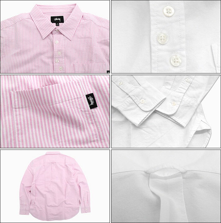 楽天市場】ステューシー STUSSY シャツ 長袖 メンズ Crazy Button 