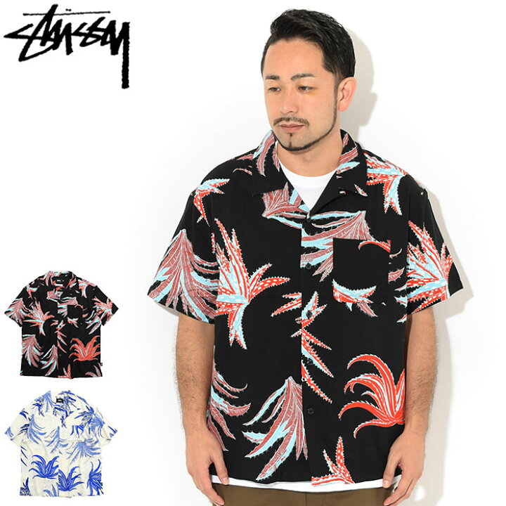 楽天市場】ステューシー STUSSY シャツ 半袖 メンズ Cactus Rayon 