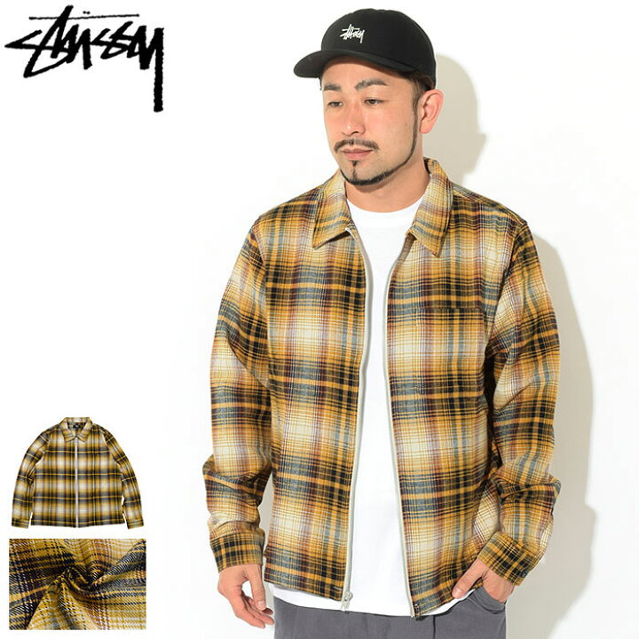 楽天市場】ステューシー STUSSY シャツ 長袖 メンズ Shadow Plaid Zip 