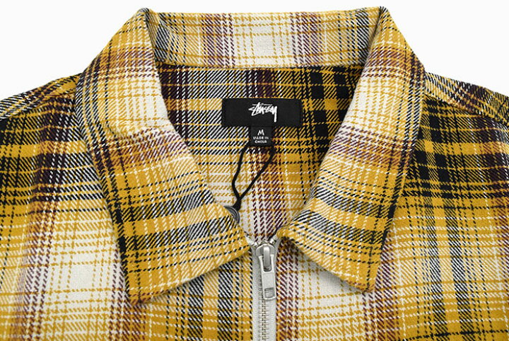 楽天市場】ステューシー STUSSY シャツ 長袖 メンズ Shadow Plaid Zip 