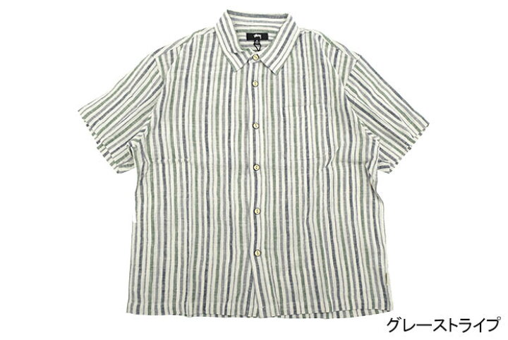 楽天市場】ステューシー STUSSY シャツ 半袖 メンズ Wrinkly Cotton 