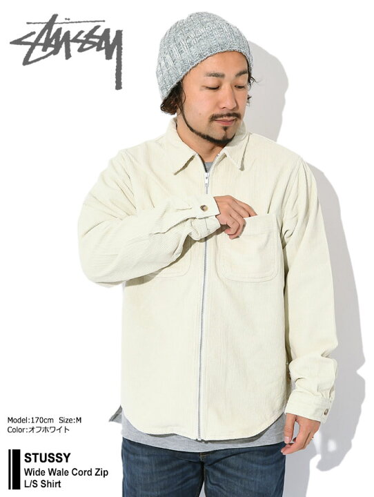 楽天市場】ステューシー STUSSY シャツ 長袖 メンズ Wide Wale Cord 