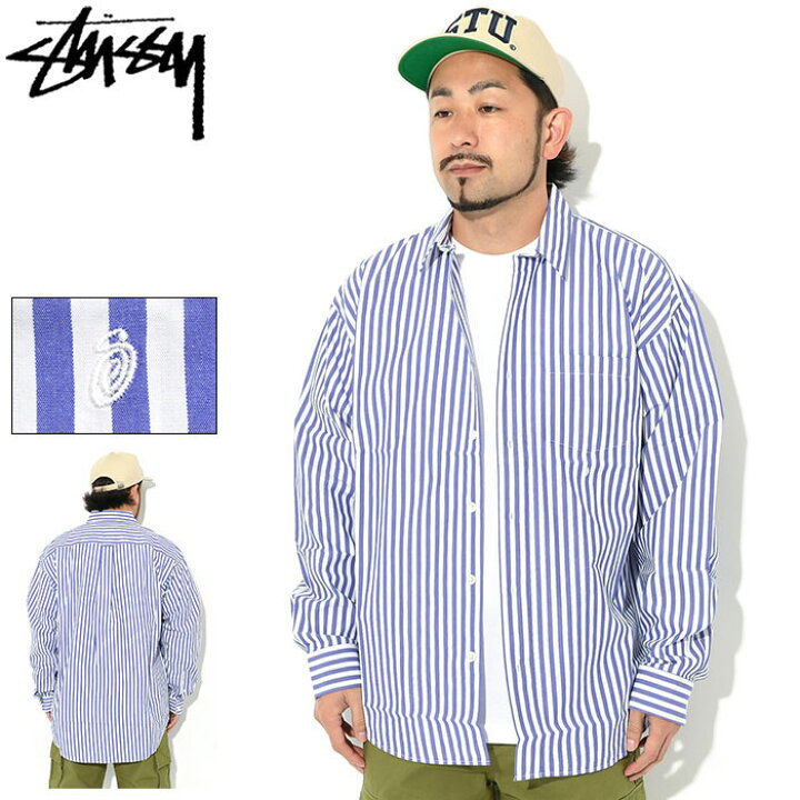 楽天市場】ステューシー STUSSY シャツ 長袖 メンズ Classic Poplin  