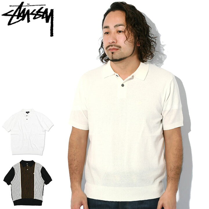 楽天市場】ステューシー STUSSY ポロシャツ 半袖 メンズ Textured  