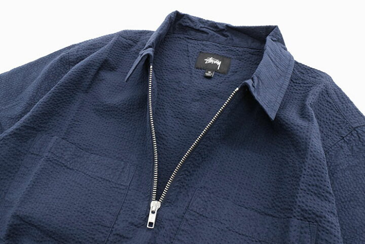 楽天市場】ステューシー STUSSY シャツ 半袖 メンズ Half Zip 