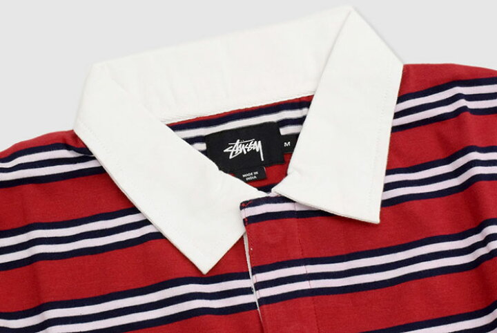 楽天市場】ステューシー STUSSY ポロシャツ 長袖 メンズ Mix Up Rugby 