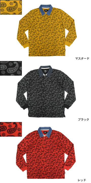 楽天市場】ステューシー STUSSY ポロシャツ 長袖 メンズ Simple 