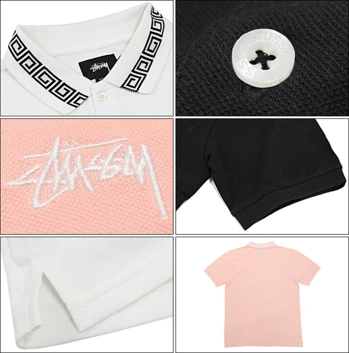 楽天市場】ステューシー STUSSY ポロシャツ 半袖 メンズ Spiral Collar 