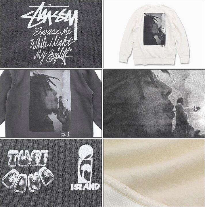 楽天市場】ステューシー STUSSY トレーナー メンズ Bob Marley Spliff 
