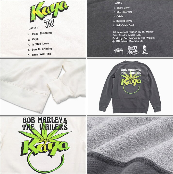 楽天市場】ステューシー STUSSY トレーナー メンズ Bob Marley Kaya 78 