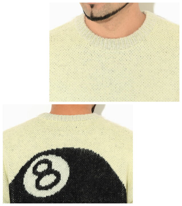 楽天市場】ステューシー STUSSY セーター メンズ 8 Ball Heavy Brushed 