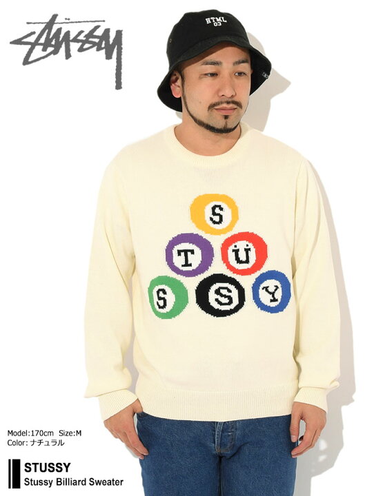 楽天市場】ステューシー STUSSY セーター メンズ Stussy Billiard  