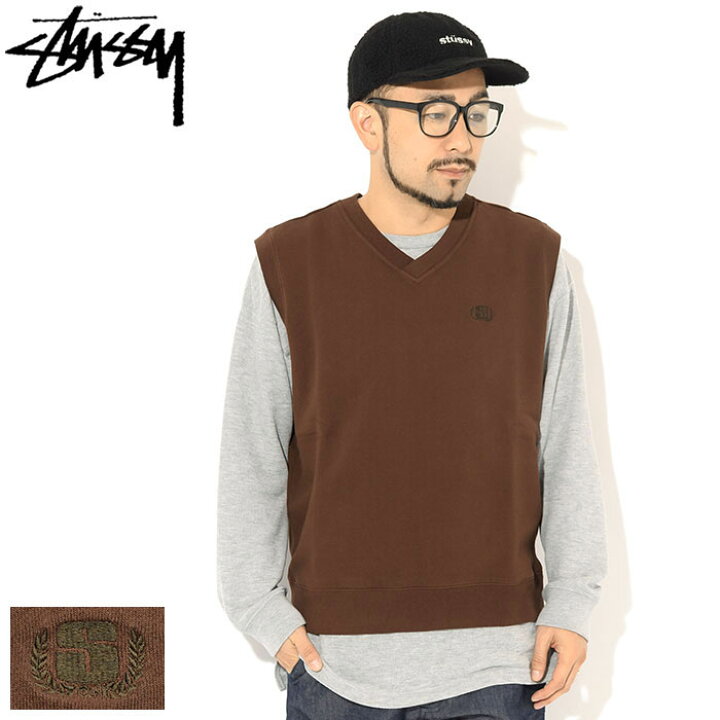 楽天市場】ステューシー STUSSY ベスト メンズ S Leaf ( stussy vest V 
