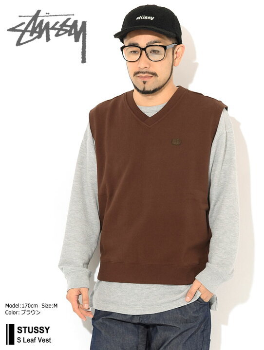 楽天市場】ステューシー STUSSY ベスト メンズ S Leaf ( stussy vest V 