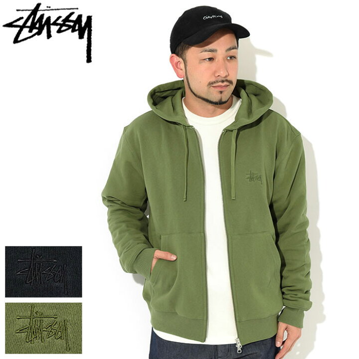 楽天市場】ステューシー STUSSY パーカー ジップアップ メンズ 20HO 