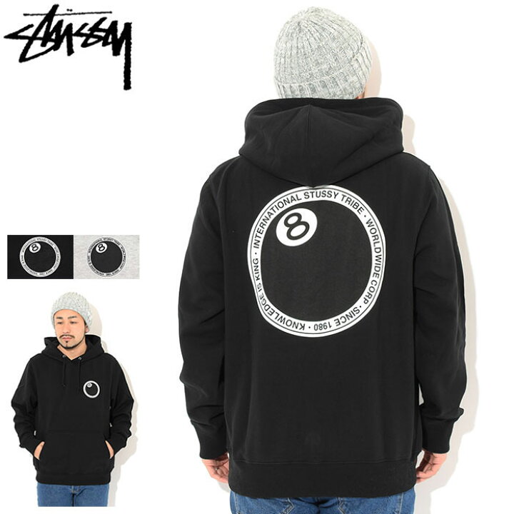 楽天市場】ステューシー STUSSY パーカー プルオーバー メンズ 8 Ball 