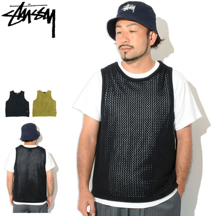 楽天市場】ステューシー STUSSY タンクトップ メンズ Odyed Mesh 