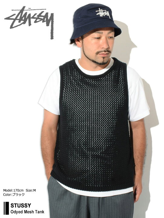 楽天市場】ステューシー STUSSY タンクトップ メンズ Odyed Mesh 