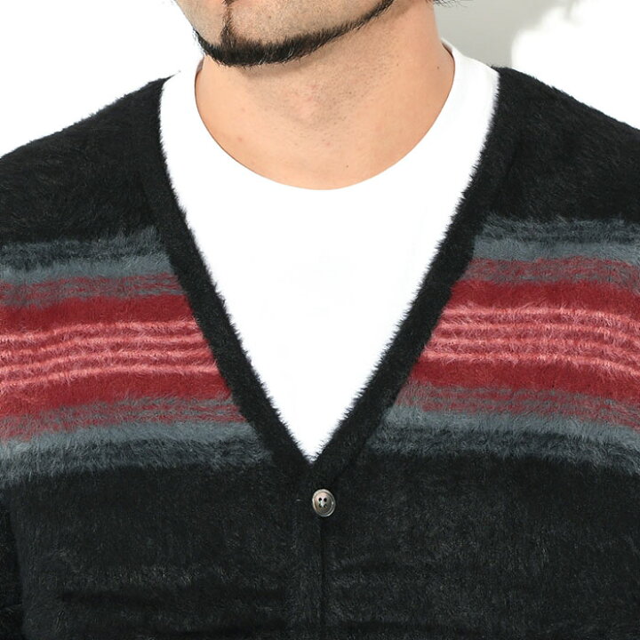 楽天市場】ステューシー STUSSY カーディガン Stripe Shaggy ( stussy  