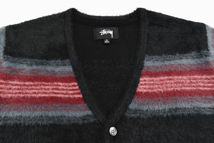 楽天市場】ステューシー STUSSY カーディガン Stripe Shaggy ( stussy 
