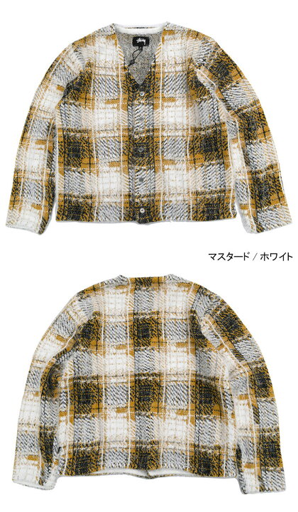 楽天市場】ステューシー STUSSY カーディガン Hairy Plaid ( stussy 