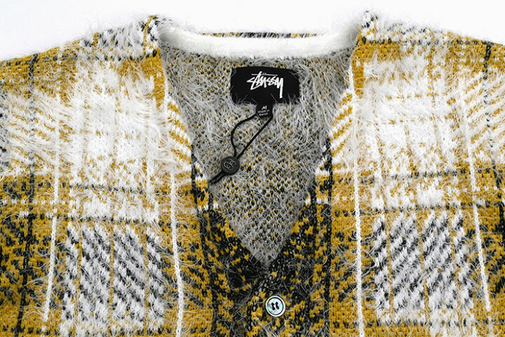 楽天市場】ステューシー STUSSY カーディガン Hairy Plaid ( stussy 