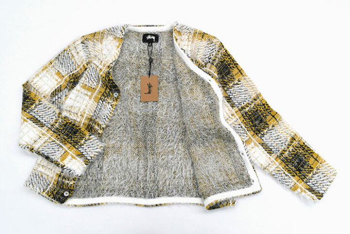 楽天市場】ステューシー STUSSY カーディガン Hairy Plaid ( stussy 