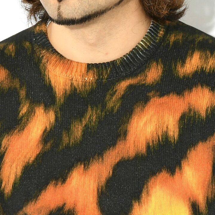 STUSSY ステューシーTIGER PRINT VESTMUSTARD