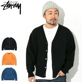 ステューシー STUSSY カーディガン 23FA Brushed ( stussy cardigan Vネック トップス メンズ・男性用 117207 USAモデル 正規 品 ストゥーシー スチューシー ) ice field icefield