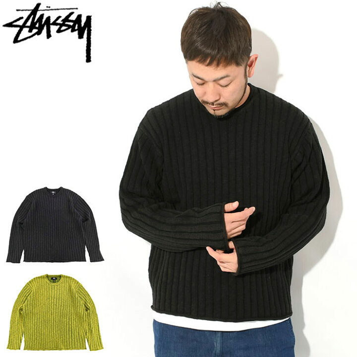 楽天市場】ステューシー STUSSY セーター メンズ Cotton Slub Rib Crew 