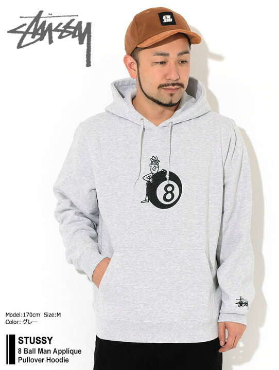 楽天市場】ステューシー STUSSY パーカー プルオーバー メンズ 8 Ball 