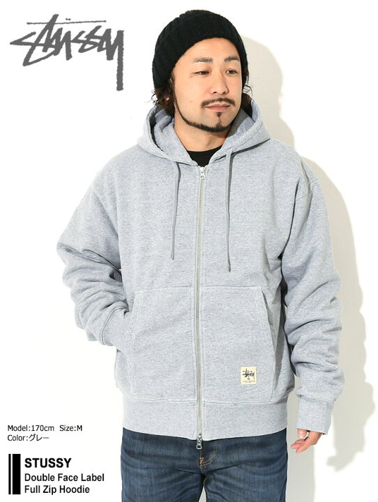 楽天市場】ステューシー STUSSY パーカー ジップアップ メンズ Double  