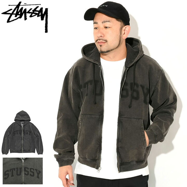 楽天市場】ステューシー STUSSY パーカー ジップアップ メンズ Faded 