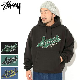 ステューシー STUSSY パーカー プルオーバー メンズ Satin Patch Oversized ( Pullover Hoodie 保温 暖かい あったか 裏起毛 ビッグシルエット オーバーサイズ フード フーディ スウェット Pull Over Hoody Parker トップス メンズ 男性用 118556 USAモデル 正規 品 )